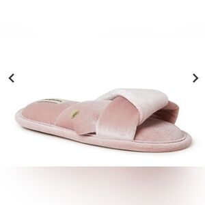 Bundle Only: Dearfoams Women's Jules Velour Twist Vamp Slide Slipper Size 7-8